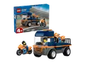 LEGO City 60491 Motorradtransporter Bausatz, Mehrfarbig Kunststoff