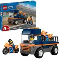LEGO City 60491 Motorradtransporter, ab 4 Jahre, 88 Teile
