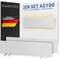 Heidenfeld Anti-Schimmel Heizung | Infrarotheizung - Schimmelentferner - Schimmel Frei - Wandheizung - Badheizung - Schutz ohne Chemie - 2er Set - Weiß