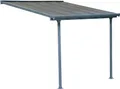 Palram - Canopia Terrassenüberdachung Feria Anthrazit 295x305x305 cm