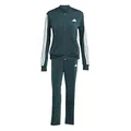 adidas Damen ESSENTIALS 3-STRIPES TRACKSUIT, Aurora Ivy, XS