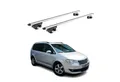 OMAC Dachträger Alu Grundträger für VW Touran 1T 5T 2003-2025 5 türig Silber ABE 2x (2-St), Wasserbeständig,Abnehmbar,Multifunktional,Leichtgewichtig