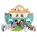 Le Toy Van – Pädagogische Rollenspiel-Arche aus Holz | Für Mädchen & Jungen | Geeignet für Kinder ab 3 Jahren, Die Große Arche, TV259