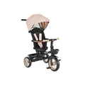 Byox Dreirad Jasper EVA-Reifen klappbar, Sitz drehbar, Hinterradbremse, Körbe beige