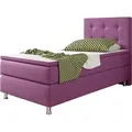 Inter Handels Boxspringbett Köln 90 x 200 cm, pink