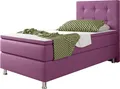 Inter Handels Boxspringbett Köln, 90x200, Pink