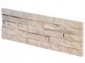 Beige Gips-Wandfliese Steinoptik 38,5x13cm