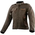 LS2 Bullet wasserdichte Damen Motorrad Textiljacke, braun, Größe M