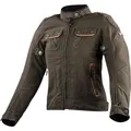 Damen Motorrad Jacke DM - LS2 Bullet Lady - Touring Vintage Wachsjacke braun