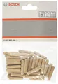 Bosch Professional geriffelte Holzdübel (50 Stück, 6 mm) 2607000444