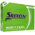 Srixon Soft Feel_14 Ultraweiche und langlebige Golfbälle| Stabile Flugbahn und kontrollierter Spin| Premium-Gefühl und Kontrolle um den Grün| Gelb/Weiß