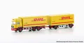 Minis N LC4607 - MAN F90, 3-achs Koffer-Hängerzug DHL Modellbahn