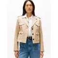 Tommy Hilfiger Kurzblazer COTTON REGULAR LADY JACKET beige|braun 34