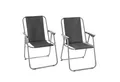ESTEXO Klappstuhl Campingstuhl 2er Set Angel Angler Regie Strand Stuhl faltbar Outdoor