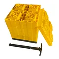 Wiltec Unterlegplatten Wohnwagen 10x Stützplatten 13,5t Auffahrkeile Stufenkeile