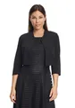 Vera Mont Damen Bolero-Jacke figurbetont Jet Black,38