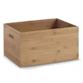 Zeller Aufbewahrungskiste Bambus Holzkiste Büro Haushalt 40x30x21 cm 13342