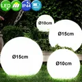 4x Leuchtkugel Gartenkugel Kugelleuchte Gartenlampe Solarkugeln Stecklampe weiß