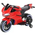 Actionbikes Motors Kinder Elektro Motorrad 1299SS Rot - Kindermotorrad mit Soundmodul - Bremsautomatik - Kinder Fahrzeug elektrisch ab 3 Jahre