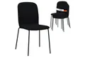 Albatros International Esszimmerstuhl Esszimmer Stühle 4 er Set ENNA, Stuhl Stühle Esszimmerstühle, Küche (4er Set, Schwarz, Stoff Bezug), Küchenstuhl Küchenstühle Essstühle für den Esstisch Ess Stühle