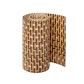 Jardinion Sichtschutzstreifen 250cm x 19cm x 2,4mm Hellbraun Blickdicht