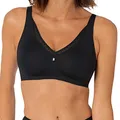 Triumph Damen Minimizer-BH True Shape Sensation N01, ohne Bügel, ohne Polsterung, Verstellbare Träger, 70F, Schwarz