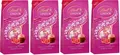 Lindt LINDOR Kugel Beutel Himbeer Sahne Vollmilch Schokolade 4 x 137g