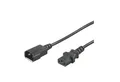 MUSIC STORE Audio-Kabel, 1m Verlängerung, Kaltgeräte-Kabel