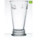 La Rochère France 6er-Set: Longdrinkgläser "Abeille" in Transparent - 460 ml