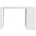 vidaXL Schreibtisch, Bürotisch Computertisch 120×60×75 cm Weiß