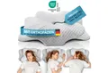 Glückstoff Nackenstützkissen aus Memory Foam, Orthopädisches Kissen für alle Schlaftypen, Füllung: Memory Foam, Kopfkissen Nackenschmerzen