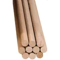 kwb Holzdübel 028010, Stange, 10 x 1000mm, aus Buchenholz, 10 Stück