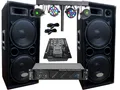 DSX PA Party DJ Disco Set Lautsprecher Mixer Bluetooth Verstärker Lichtset Party-Lautsprecher (1480.00 W)