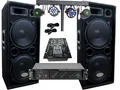 PA Party DJ Disco Set Lautsprecher Mixer Bluetooth Verstärker Lichtset 3000 Watt