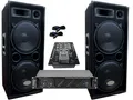 PA Party DJ Set Lautsprecher  2x30 cm Woofer Bluetooth Mixer Verstärker 3000 W