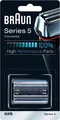 Braun Kombipack 52S - Silber Scherfolie + Schermesser für Rasierer Serie 5
