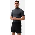 DANISH ENDURANCE Businessshirt Compression SS (2-St) Herren Kompressions-Kurzarm, Atmungsaktiv & Schnelltrocknend grau L