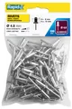 Rapid Blindniete Standard 4,8 x 16 mm aus Aluminium 100 Stück