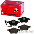 ZIMMERMANN SCHEIBENBREMSBELAG für AUDI A3 TT SEAT LEON VW GOLF VI VII SCIROCCO