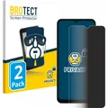 BROTECT Sichtschutzfolie Anti-Spy Privacy Folie Blaulicht-Schutz (2 Stück, Samsung Galaxy A03) (4343531)