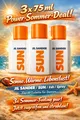 3x 75ml   JIL SANDER / SUN / EdT /Spray /Eau de Toilette /woman -- ab 25.06.26