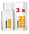 Jil Sander Sun - For Women - Eau de Toilette Spray -  3 x 75 ml - NEU