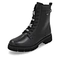 Remonte Damen Low-Top Sneaker D0700, Frauen Halbschuhe,lose Einlage,wasserabweisend,remonteTEX,Freizeit,sportlich,straßenschuhe,schwarz (00),37 EU