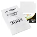 versando 200x A4 Sichthüllen Dokumentenhüllen Economy 90my PP transparent genarbt (2x 100 Stück)