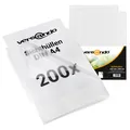 Sichthüllen versando Economy DIN A4, 90my PP, transparent, genarbt, 200 Stück