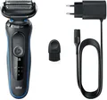 Braun Rasierer Series 5 51-B1000s Elektrorasierer Herren | 3 flexible Klingen | AutoSense | Wet & Dry | Akku | schwarz