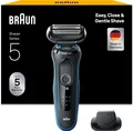 Braun 51-B1000s EasyClean Blau Barttrimmer Wasserdicht Inkl. 1 Aufsatz NEU OVP✅