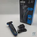 Braun Series 5 Elektrorasierer, EasyClean Rasierer Herren, Wet & Dry, Geschenk M