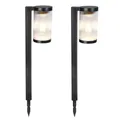 Lumisky BEAMLIT-Solarleuchten zum Einpflanzen, LED, warmweiß, 58 cm hoch, 2 Stück