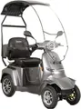 GreenStreet Elektromobil E-Mover Deluxe, 1000 W, 20 km/h, mit 60V/26Ah Li-Ion-Akku, inkl. Topcase und Dach